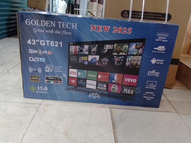 Goldentech 43inch Smart Android Tv, Youtube, Netflix, Led Tv - thumbnail 2