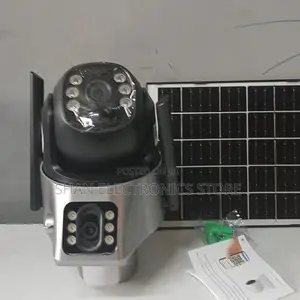 4g Dual Lens Sim Slot Durable Camera Solar Surveillance CCTV