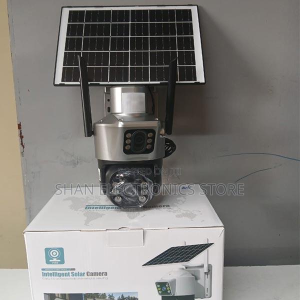 #Dual Lens Outdoor Use Solar CCTV 4g Dual Lens Sim Slot