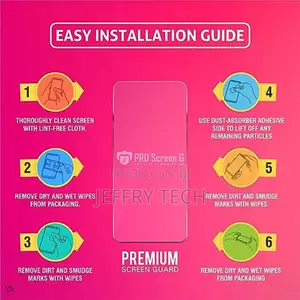 Nti-Static Dust Proof Screen Guard for Tecno Camon 18i