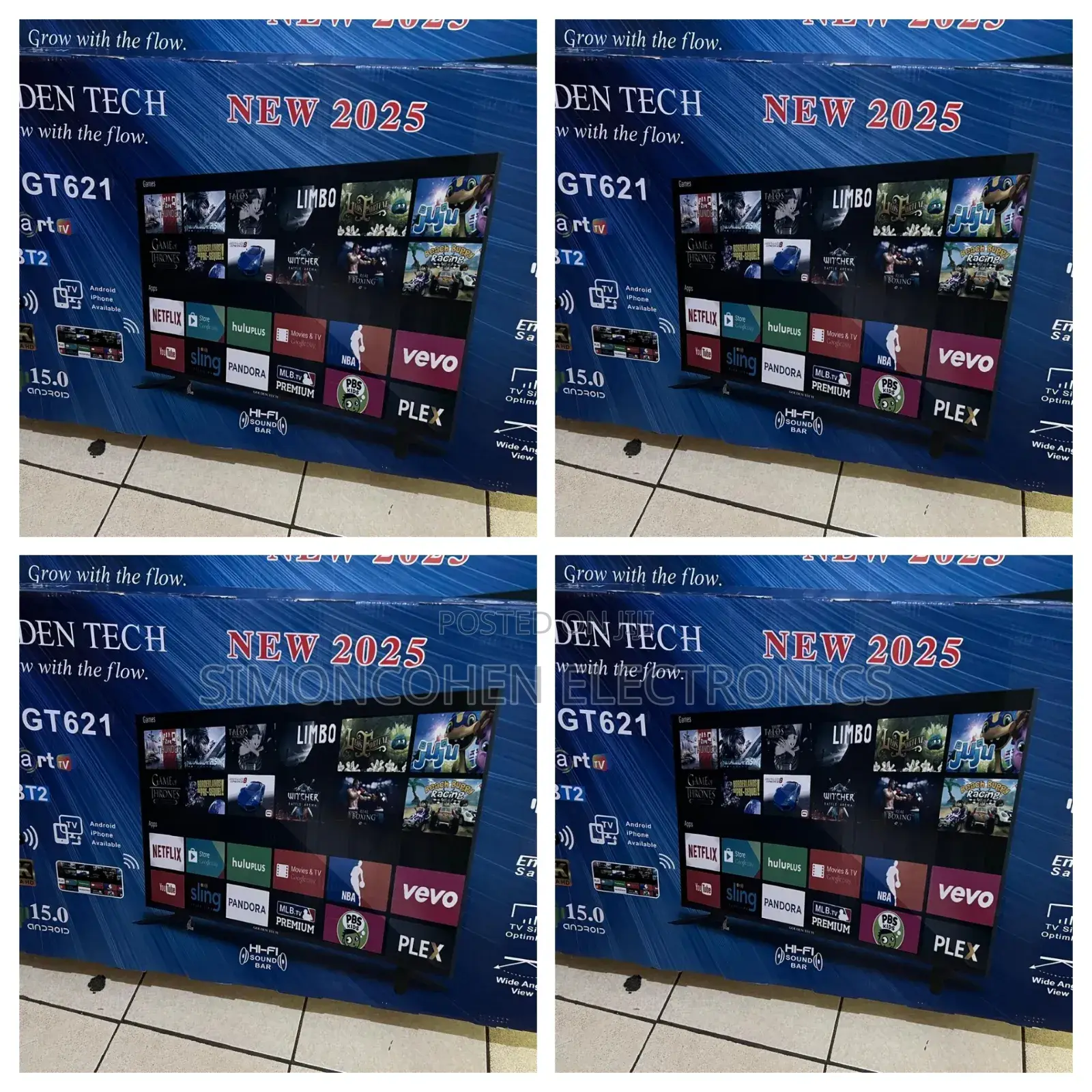 Goldentech 43 Inches Smart Android Digital Tv