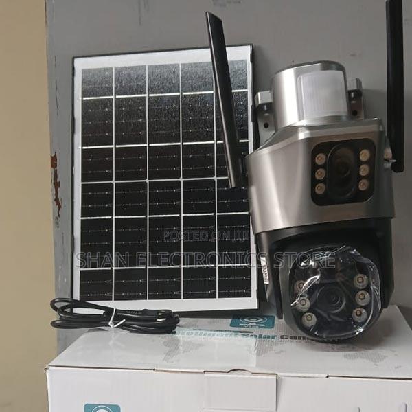 Surveillance Camera Solar CCTV Duallens 4g Sim PTZ V380 Pro