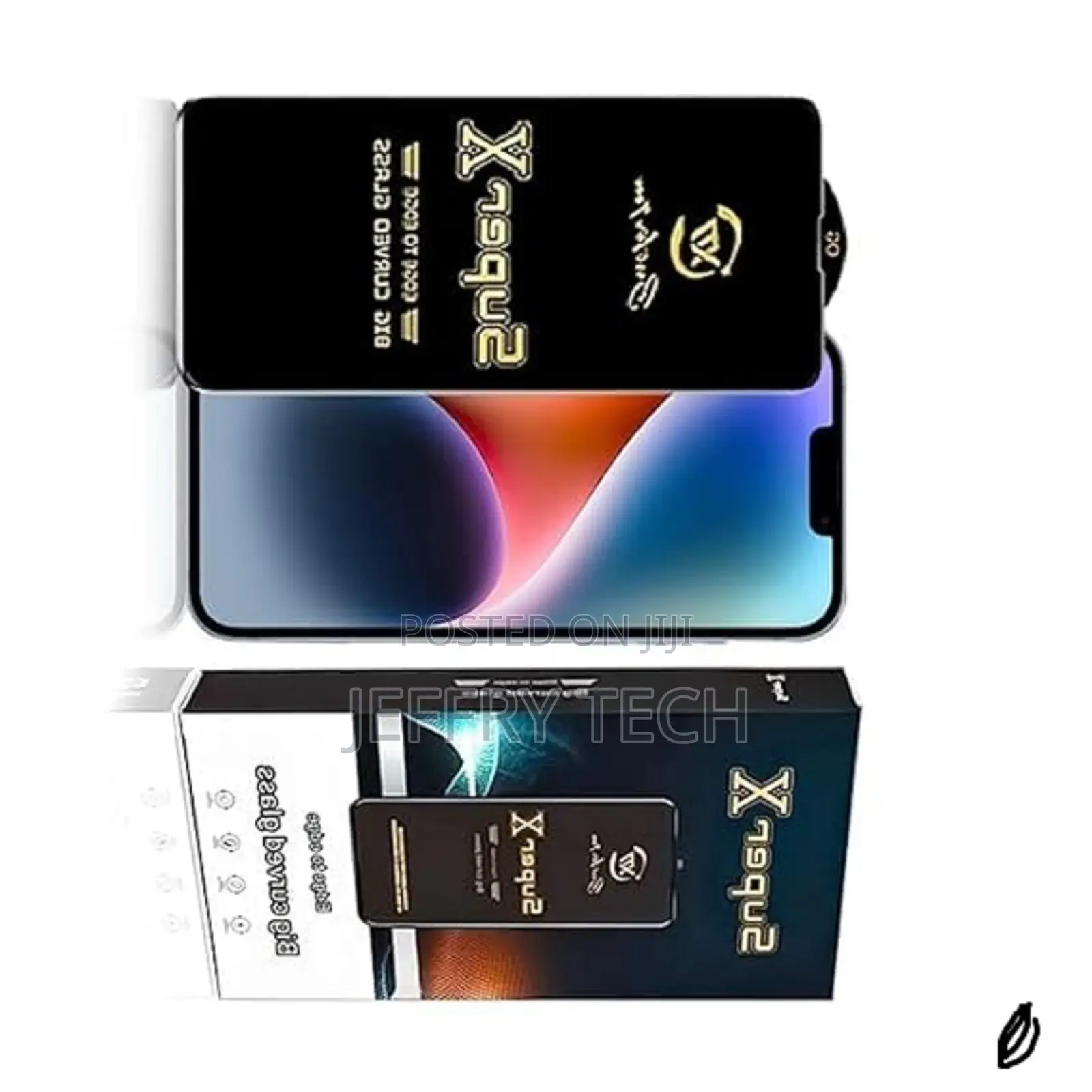 Anti-Static Edges Gorrila Glass Design for iPhone 13/13 Pro