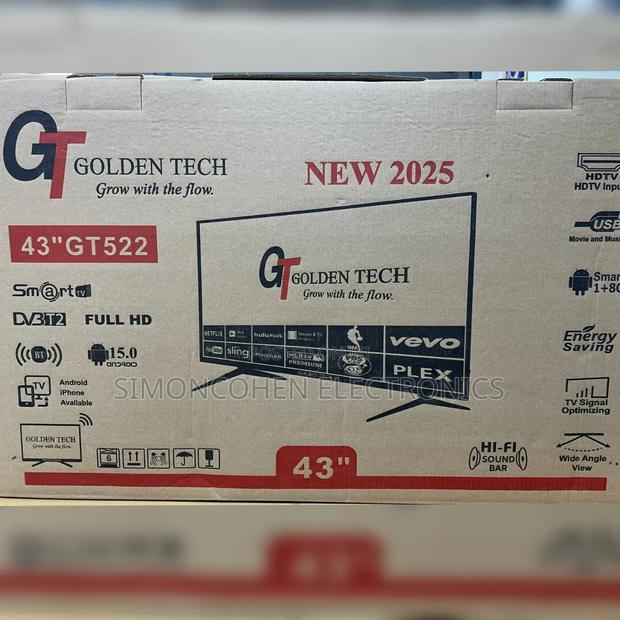 Goldentech 43 Inches Smart Android Digital Tv - thumbnail 3