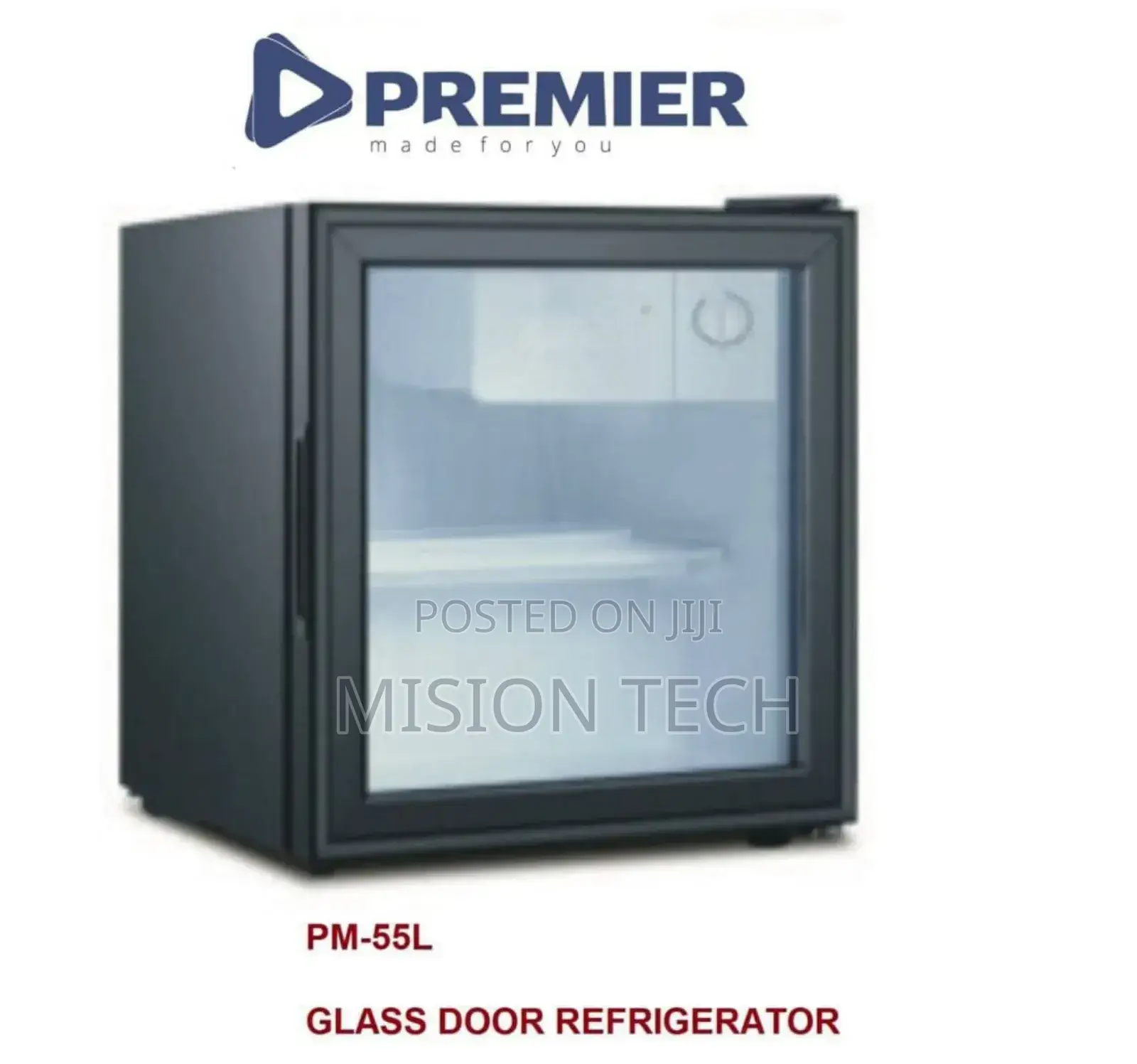 Premier 55l Glass Door Refrigerator With 5l Freezer* 
