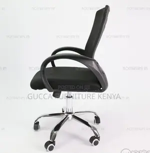 Office Chairs: Office Thick Mesh Back Swivel Chair