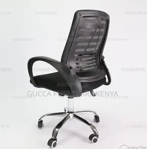 Office Chairs: Office Thick Mesh Back Swivel Chair