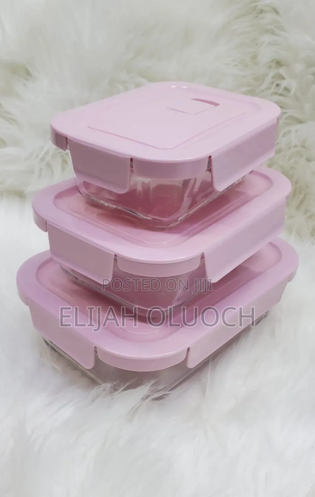 Glass Snack Box With Lunch Bag*
