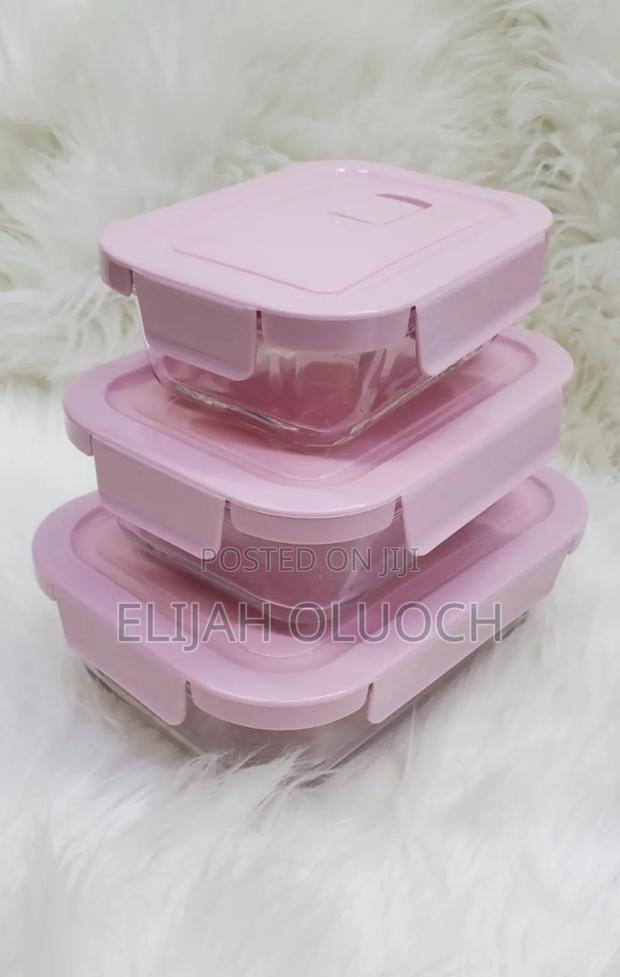 Glass Snack Box With Lunch Bag*