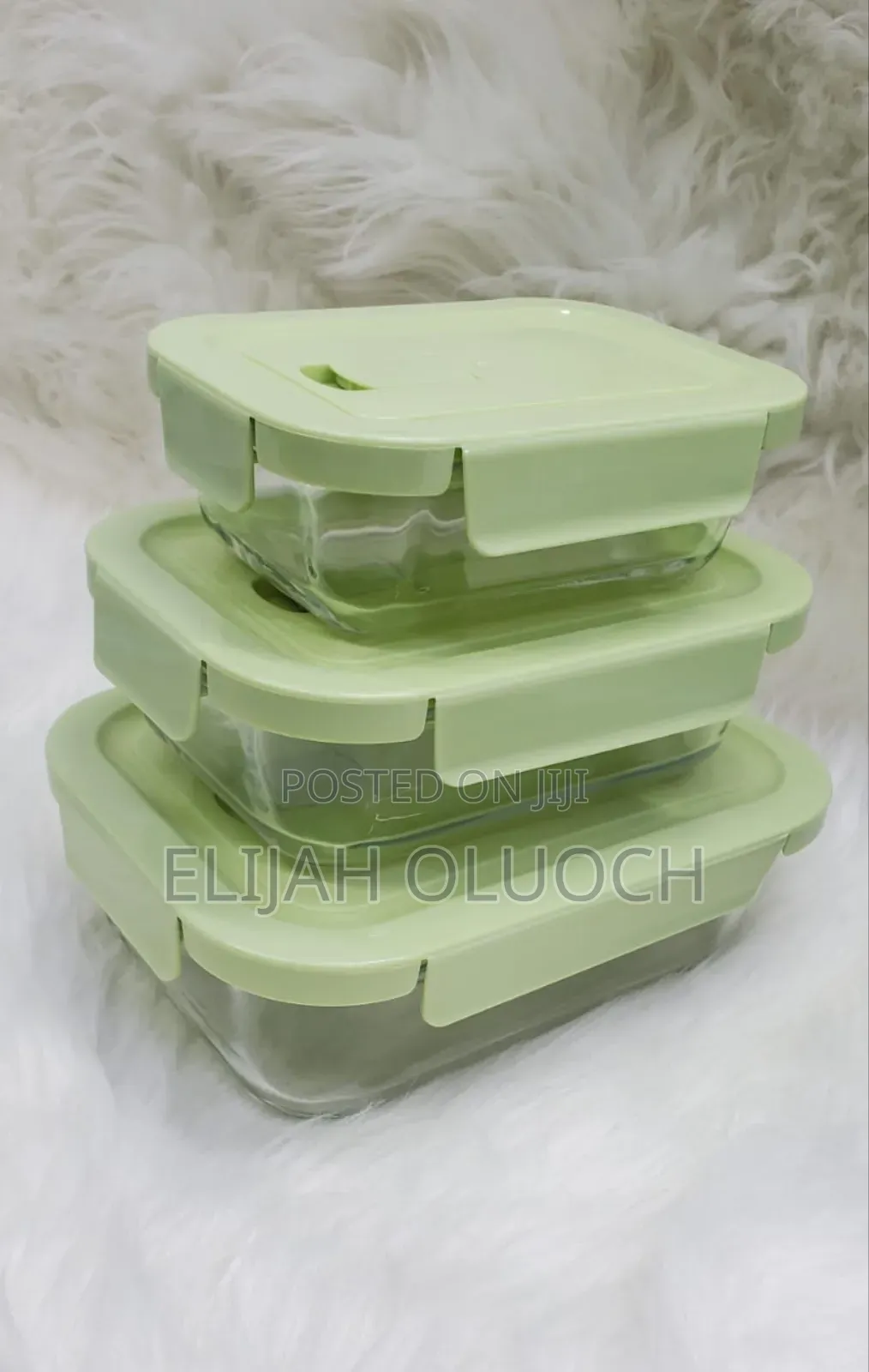 Glass Snack Box With Lunch Bag*