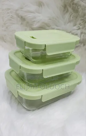 Glass Snack Box With Lunch Bag*