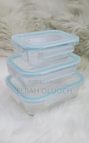 Glass Snack Box With Lunch Bag*