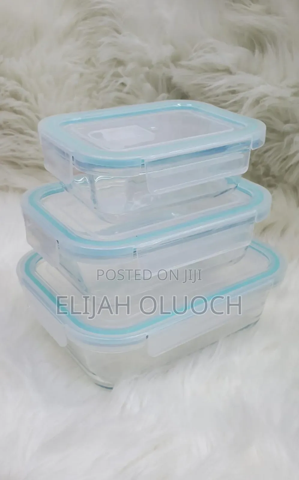 Glass Snack Box With Lunch Bag*
