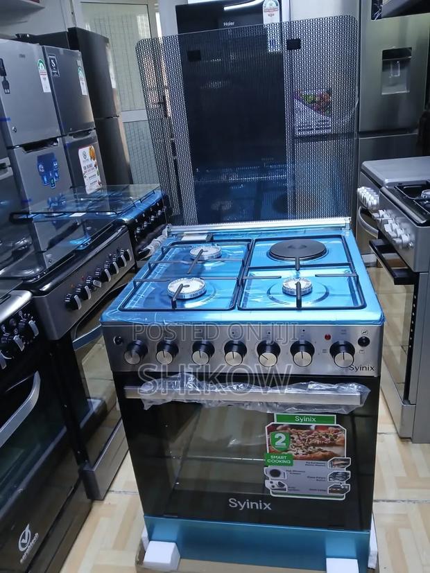 Syinix 3gas +1electric Standing Cooker With Gas Sensor