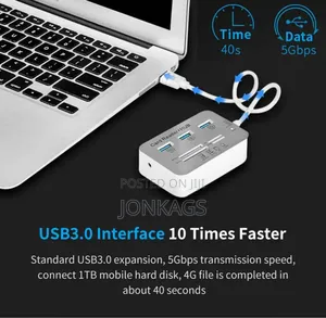 Usb to 3 Usb3.0 Port , Ms, M2,Sd/Mmc,Tf Card Reader
