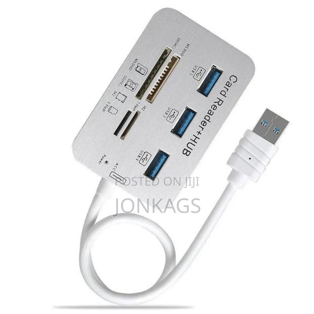 Usb to 3 Usb3.0 Port , Ms, M2,Sd/Mmc,Tf Card Reader - thumbnail 4
