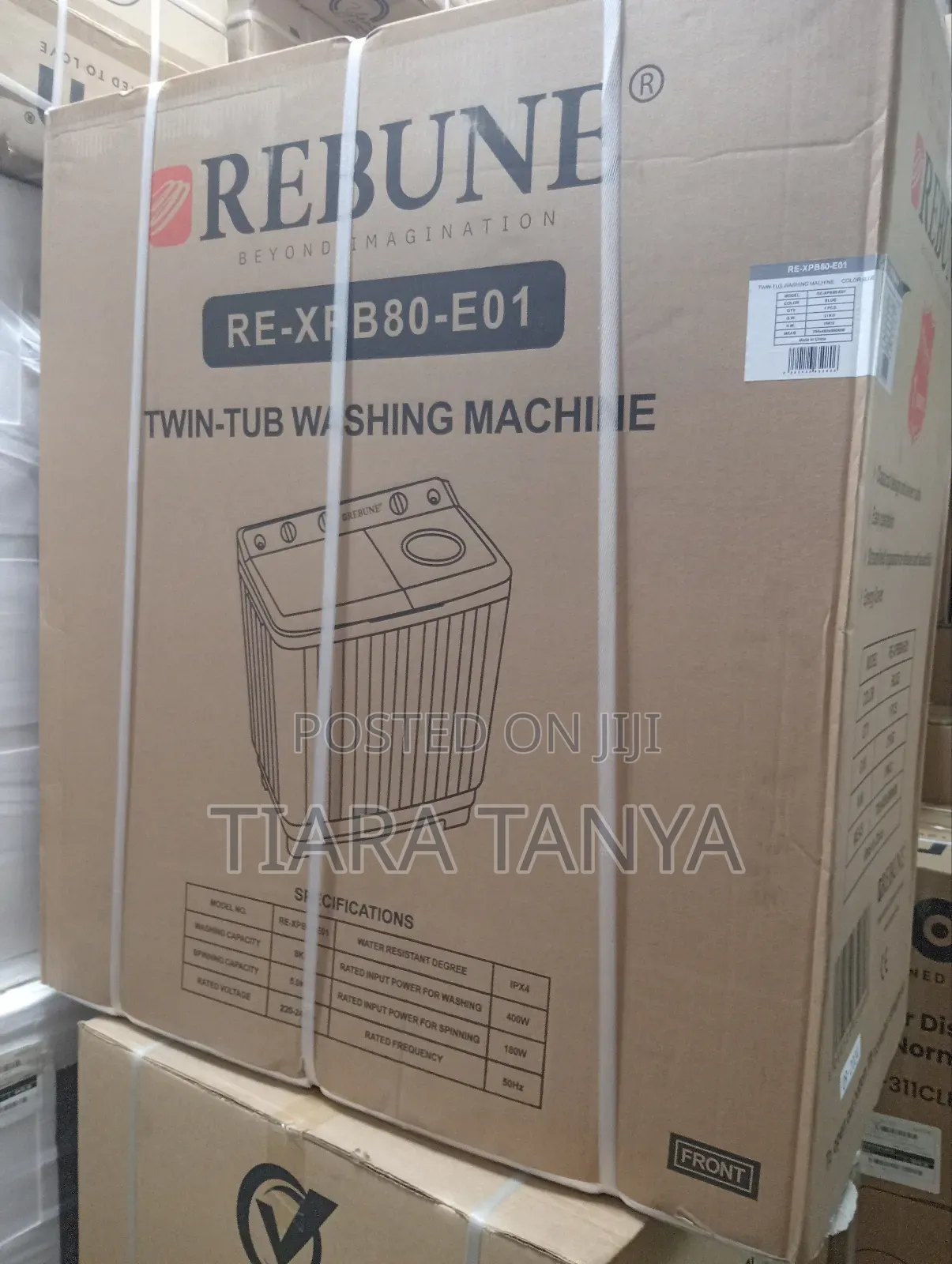Rebune 8kh Top Load Twin Tub Washing Machine