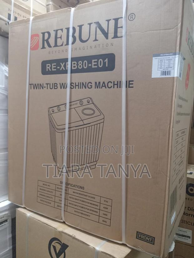 Rebune 8kh Top Load Twin Tub Washing Machine - main view