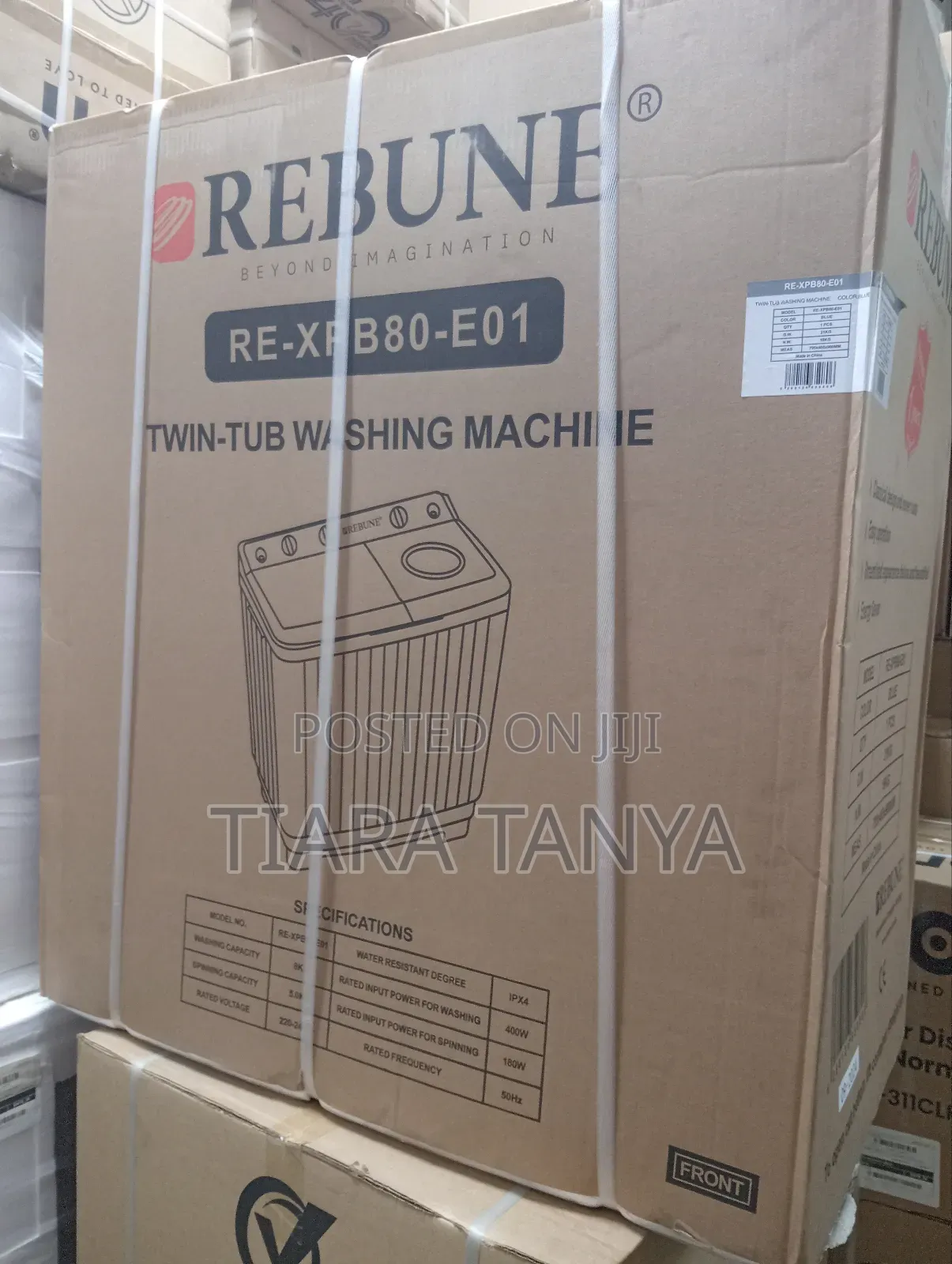 Rebune 8kh Top Load Twin Tub Washing Machine