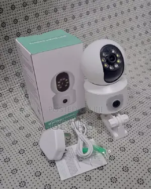 Dual Lens Security Camera, 1080p 4mp Camera 360°Ptz
