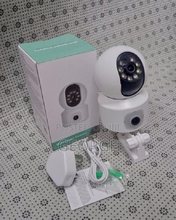 Dual Lens Security Camera, 1080p 4mp Camera 360°Ptz