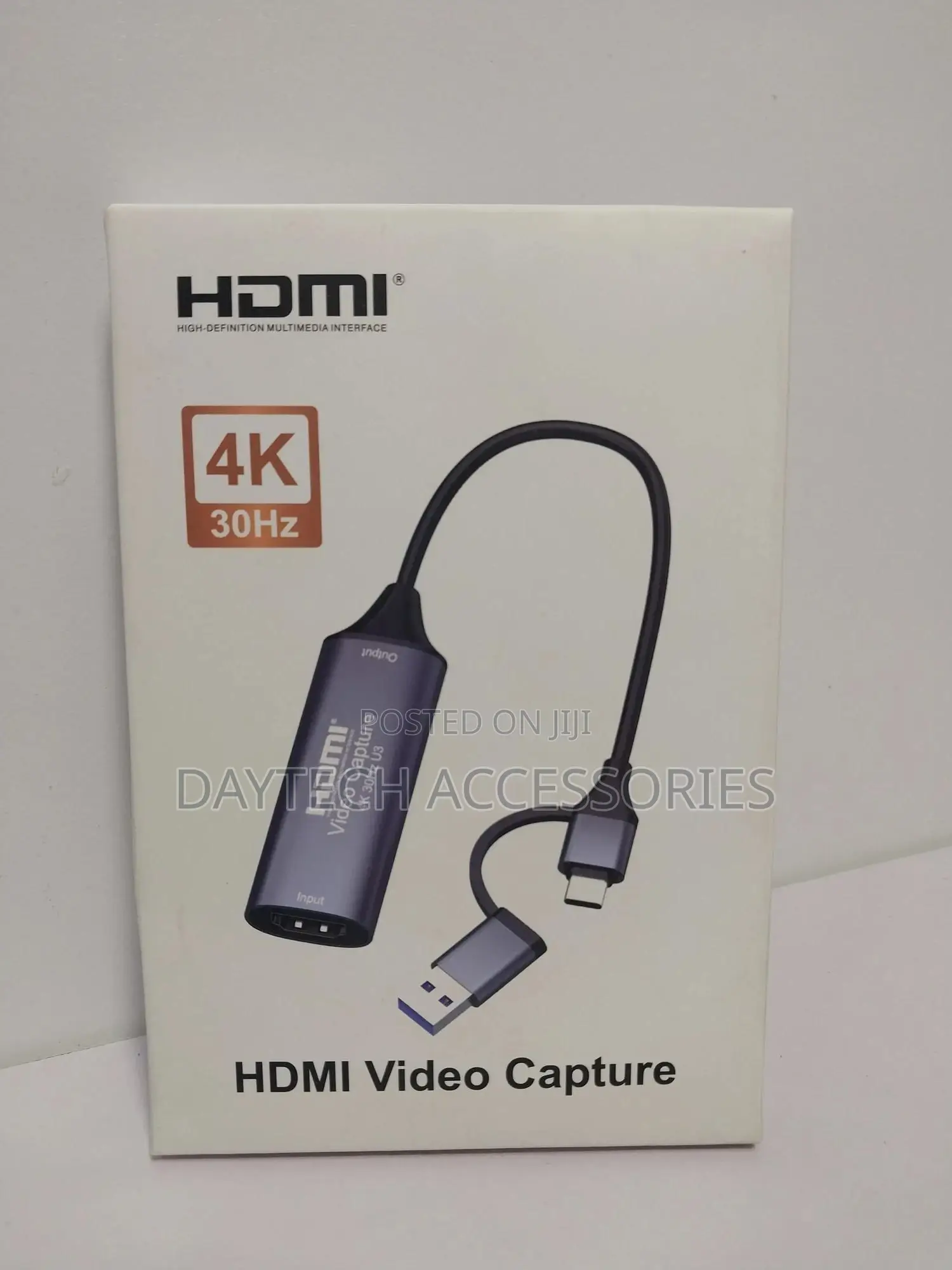 2 in 1 Hdmi to Usb3.0 Typec Audio Video Capture Card