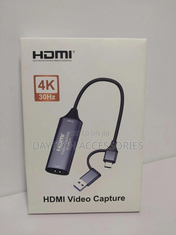 2 in 1 Hdmi to Usb3.0 Typec Audio Video Capture Card