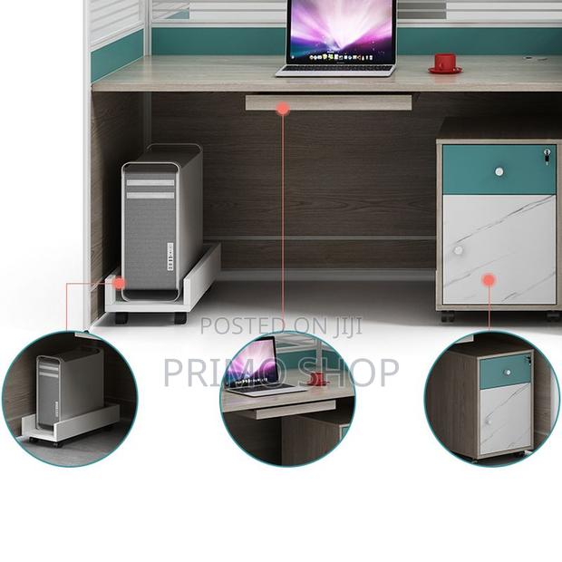 Office Workstation; Corporate Futuristic Workstation (4 Way) - thumbnail 3