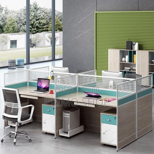 Office Workstation; Corporate Futuristic Workstation (4 Way) - thumbnail 5