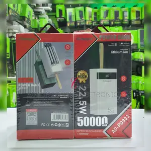 Aldeepo 5w Super Fast Charging Power Banks With 3 Cables