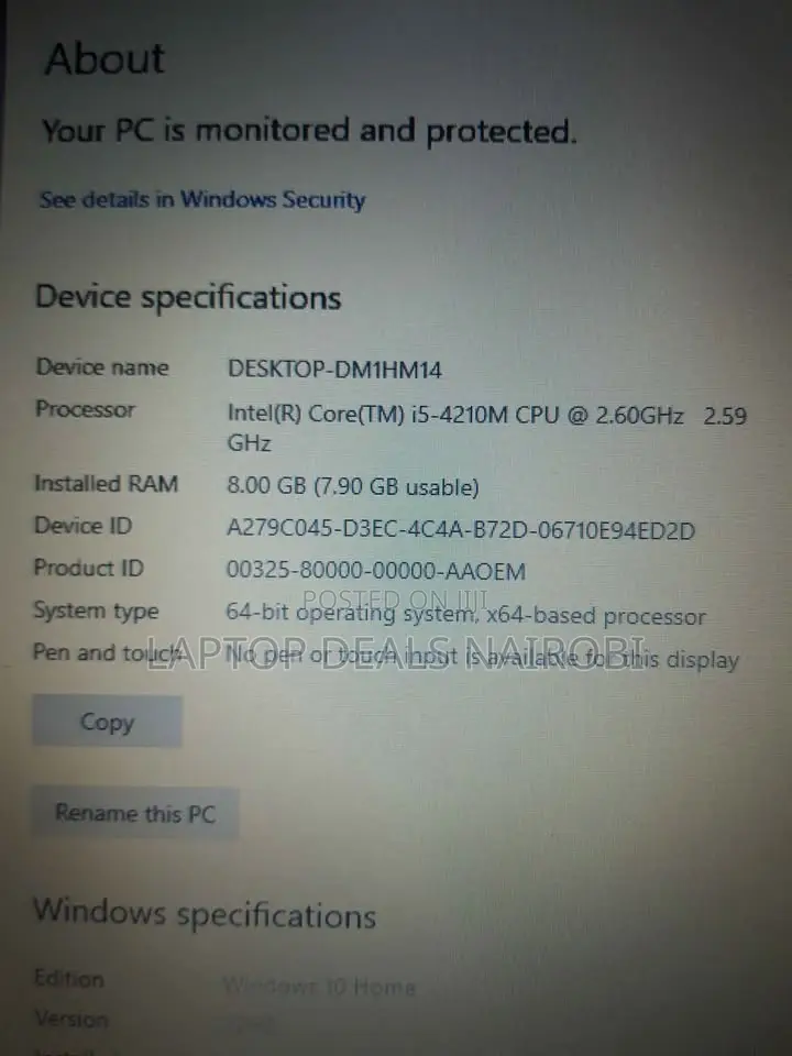 Laptop Lenovo ThinkPad L440 8GB Intel Core I5 HDD 500GB