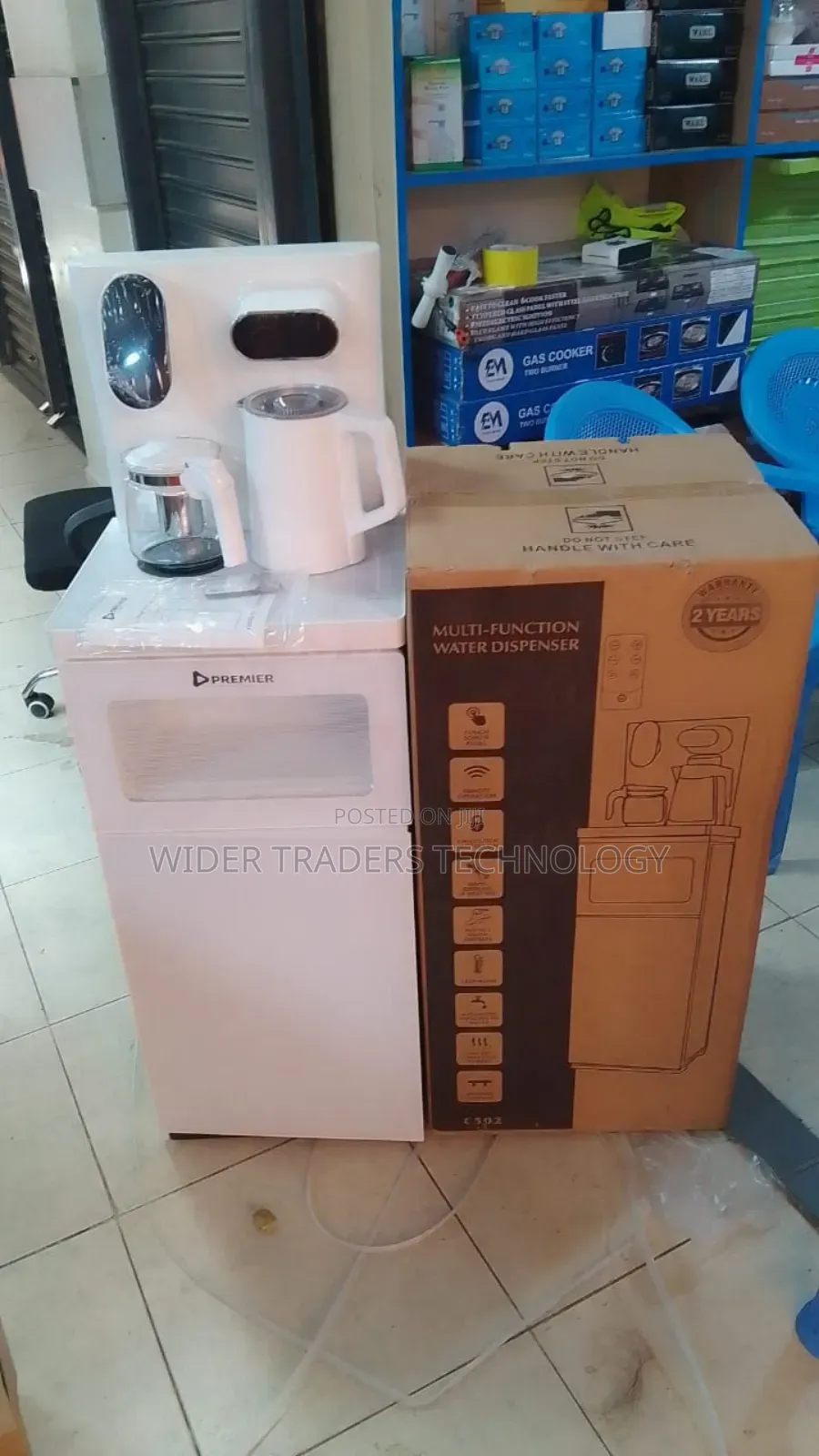 Premier C502, Hot Cold Bottom Load Water Dispenser - White