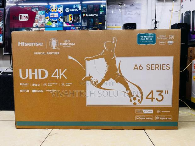 Hisense 43" Inch Smart A6 Series Tv - main view