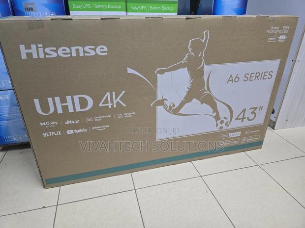 Hisense 43" Inch Smart A6 Series Tv - thumbnail 4