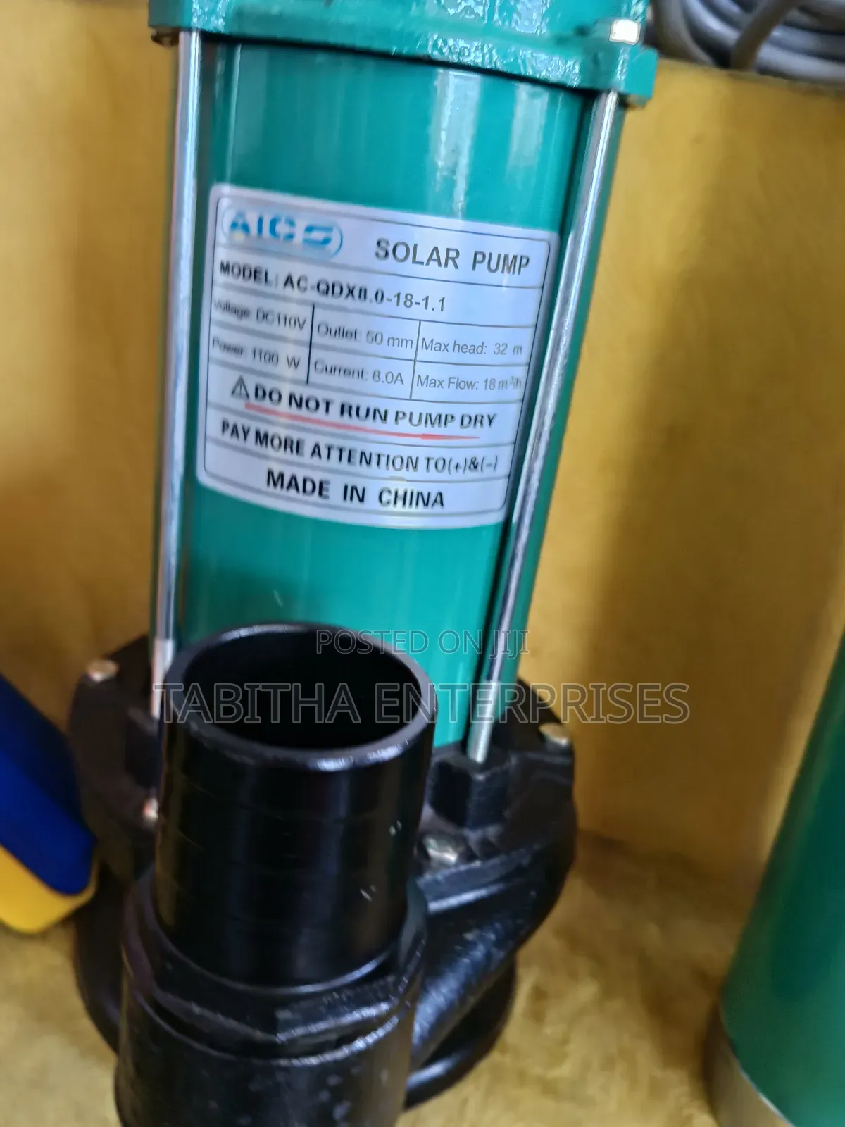 Solar Submersible Water Pump 1100w