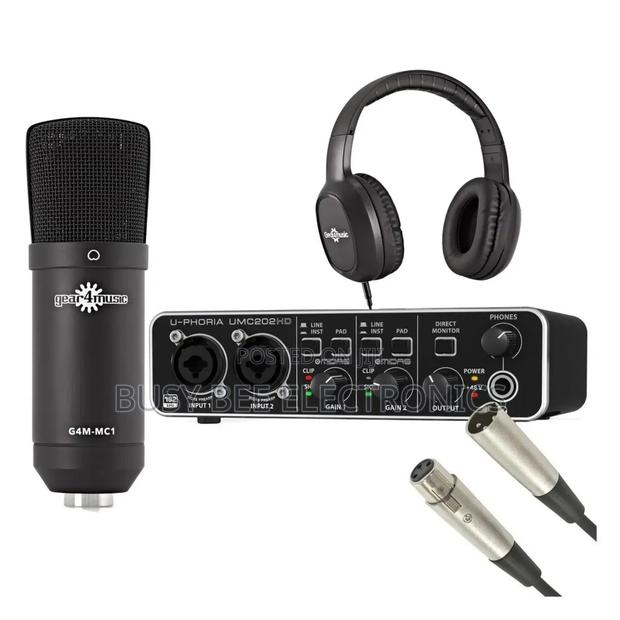 Behringer U-Phoria Umc202hd Usb Studio Pack