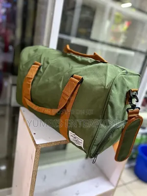 Green Canva Material Duffel Bags/Gym/Travel Bags