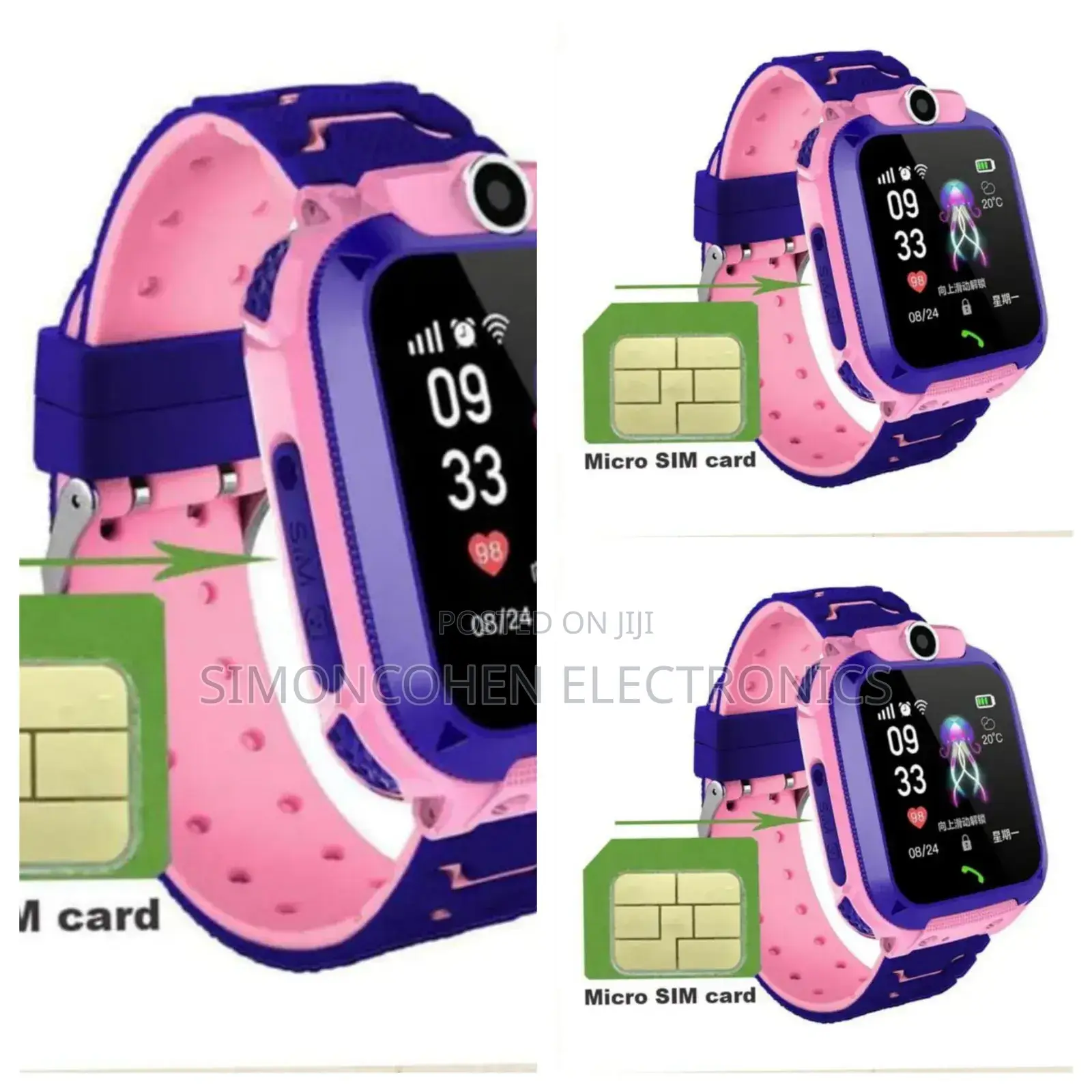 Kids Smart Watch With Sim Card Slot