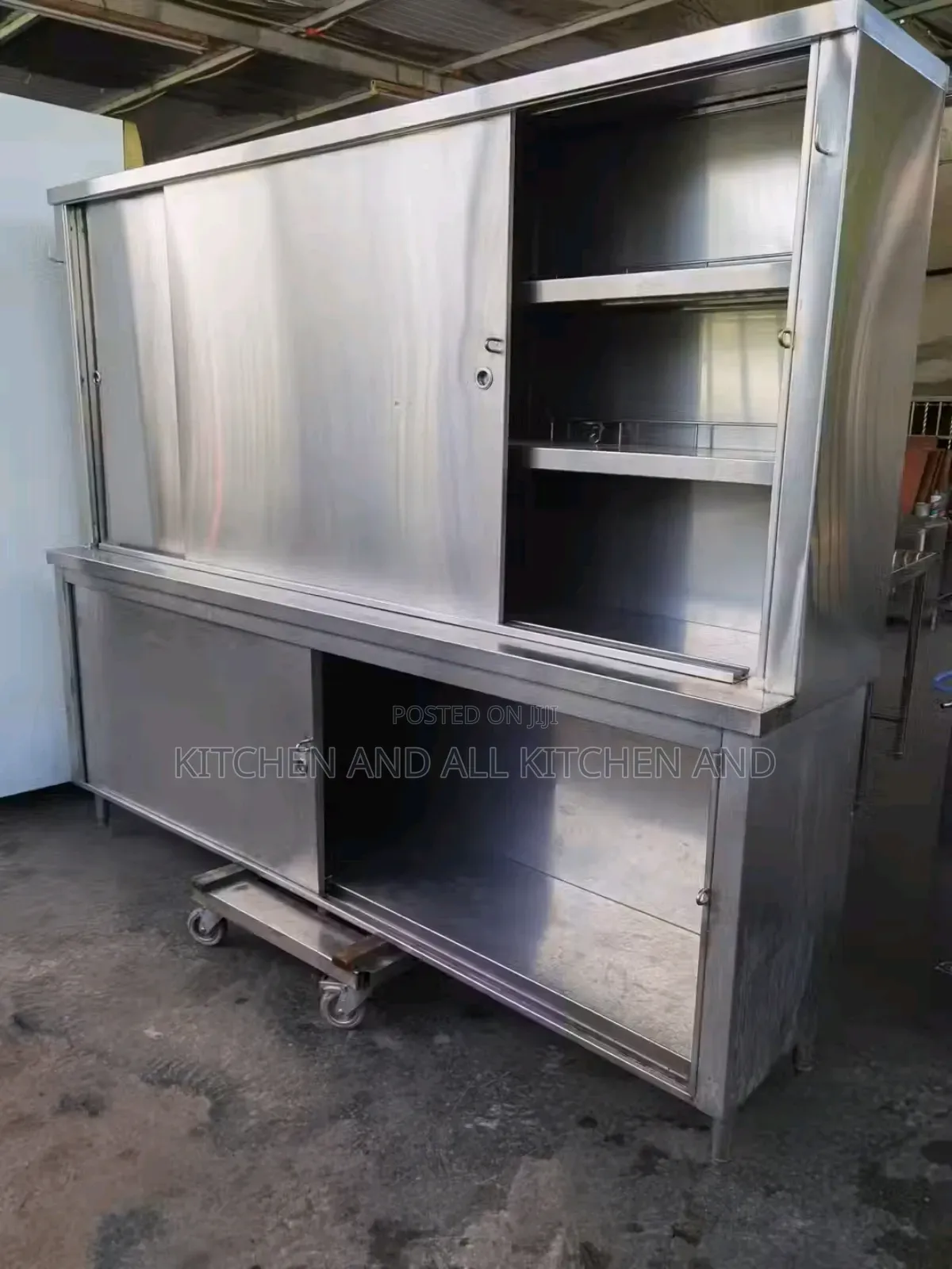 Excellent Kitchen Storage Cabinet With Sliding Doors