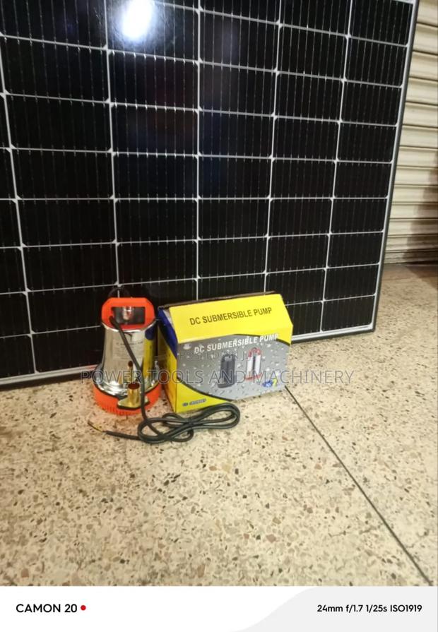 Solar Panel Plus Solar Submersible Water Pump - main view