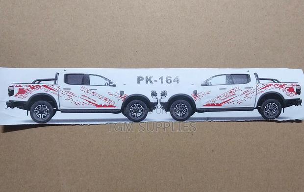 Body Sticker Ford Ranger 2015 Red - main view