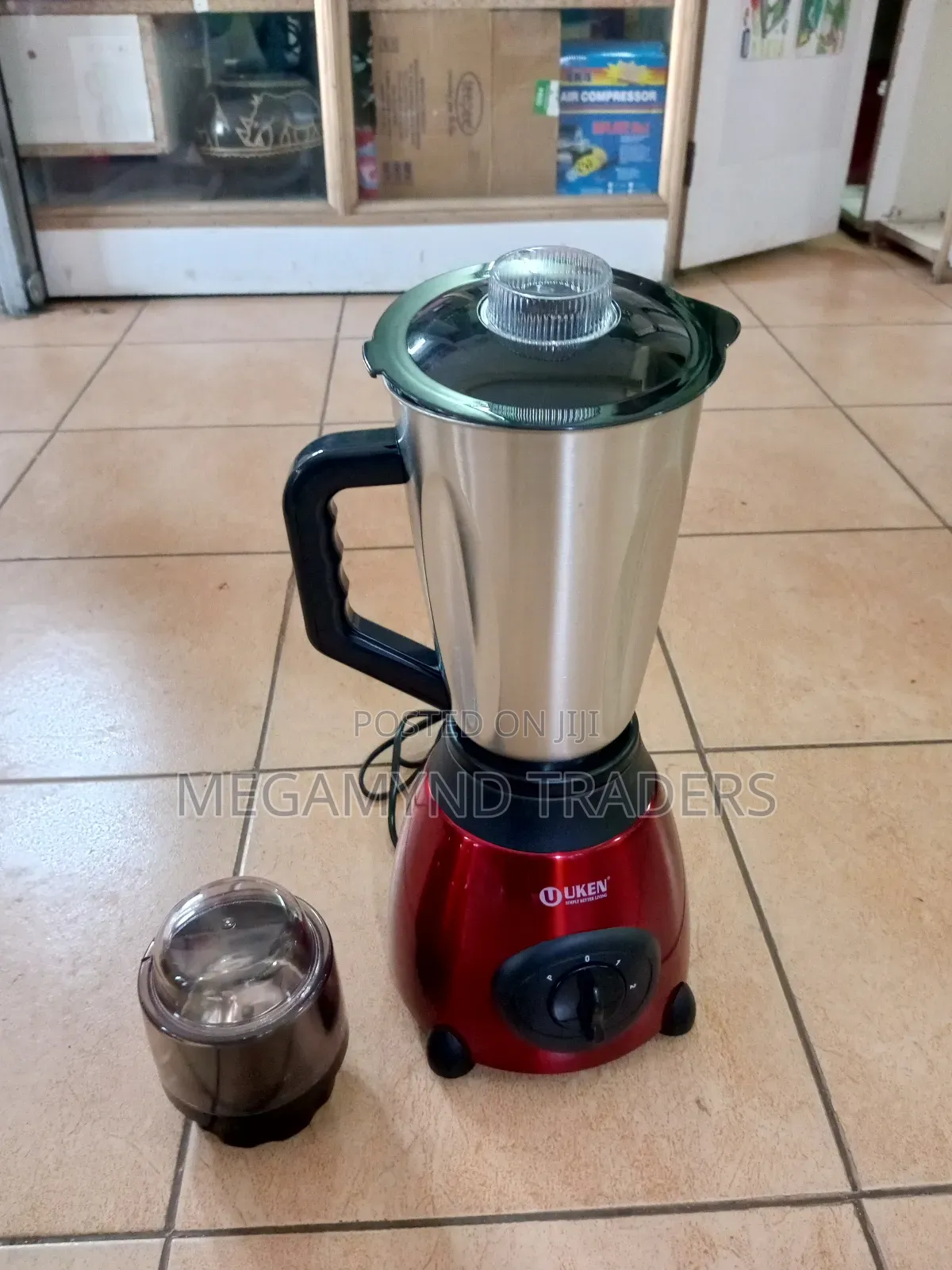 Blender Stainless Steel Jar/Uken Electric Blender