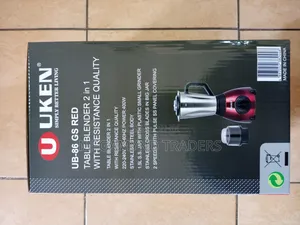 Blender Stainless Steel Jar/Uken Electric Blender