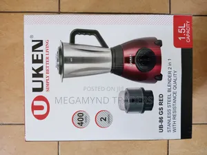 Blender Stainless Steel Jar/Uken Electric Blender