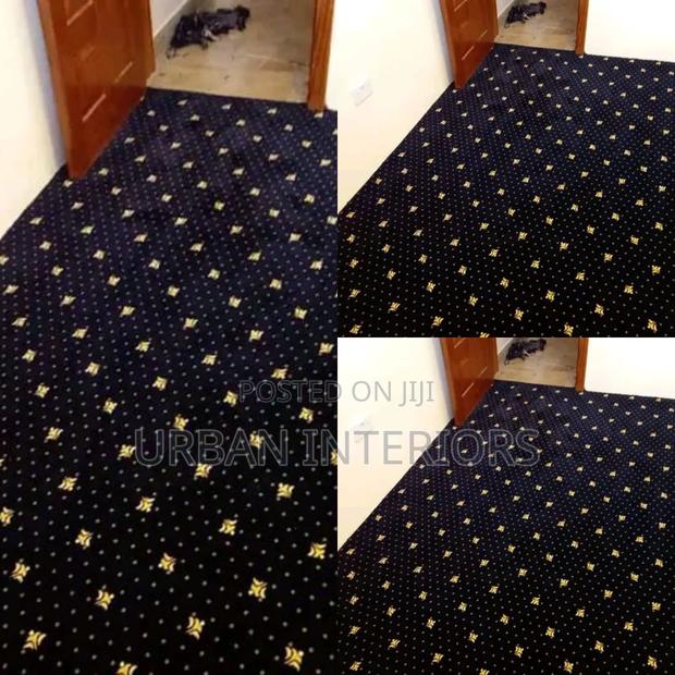 Dark Blue Executive Wall to Wall Carpets
