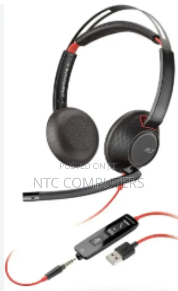 Plantronics Blackwire C5220 Headset With Boom -Mic Usb-a 3.5
