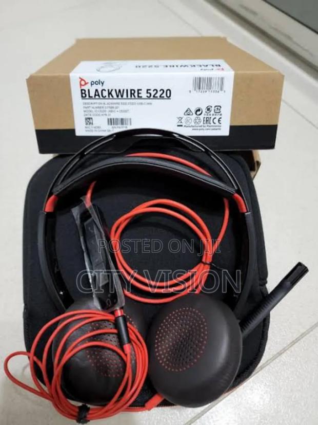 Poly Blackwire 5220 Stereo Usba Wired Headset Bulk Headphone - main view
