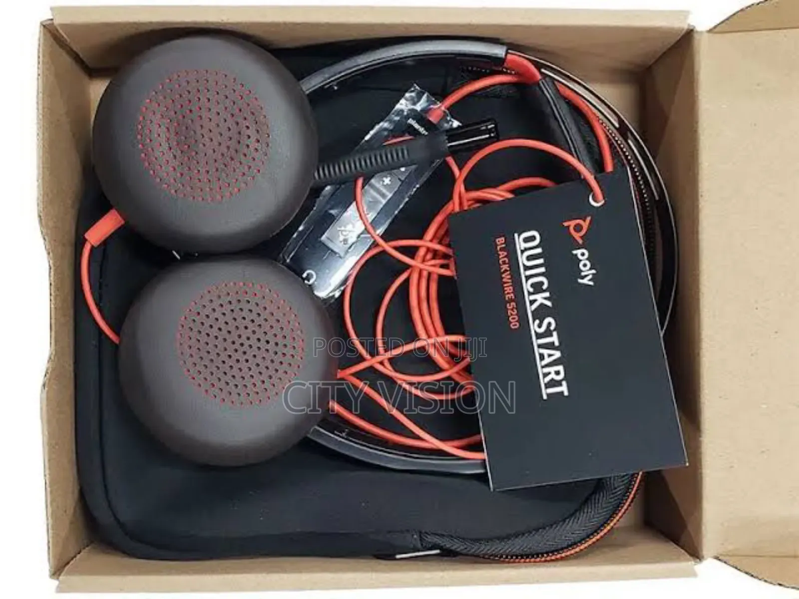 Poly Blackwire 5220 Stereo Usba Wired Headset Bulk Headphone