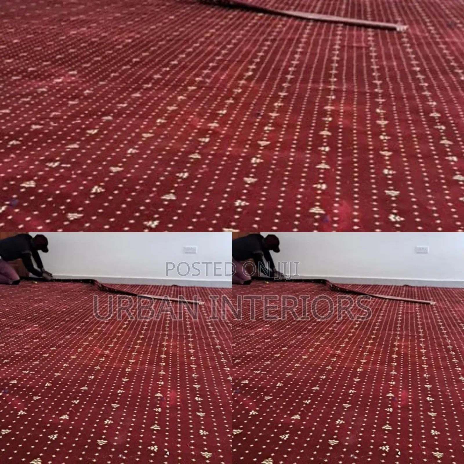 Executive Marron Carpets. Complex Design