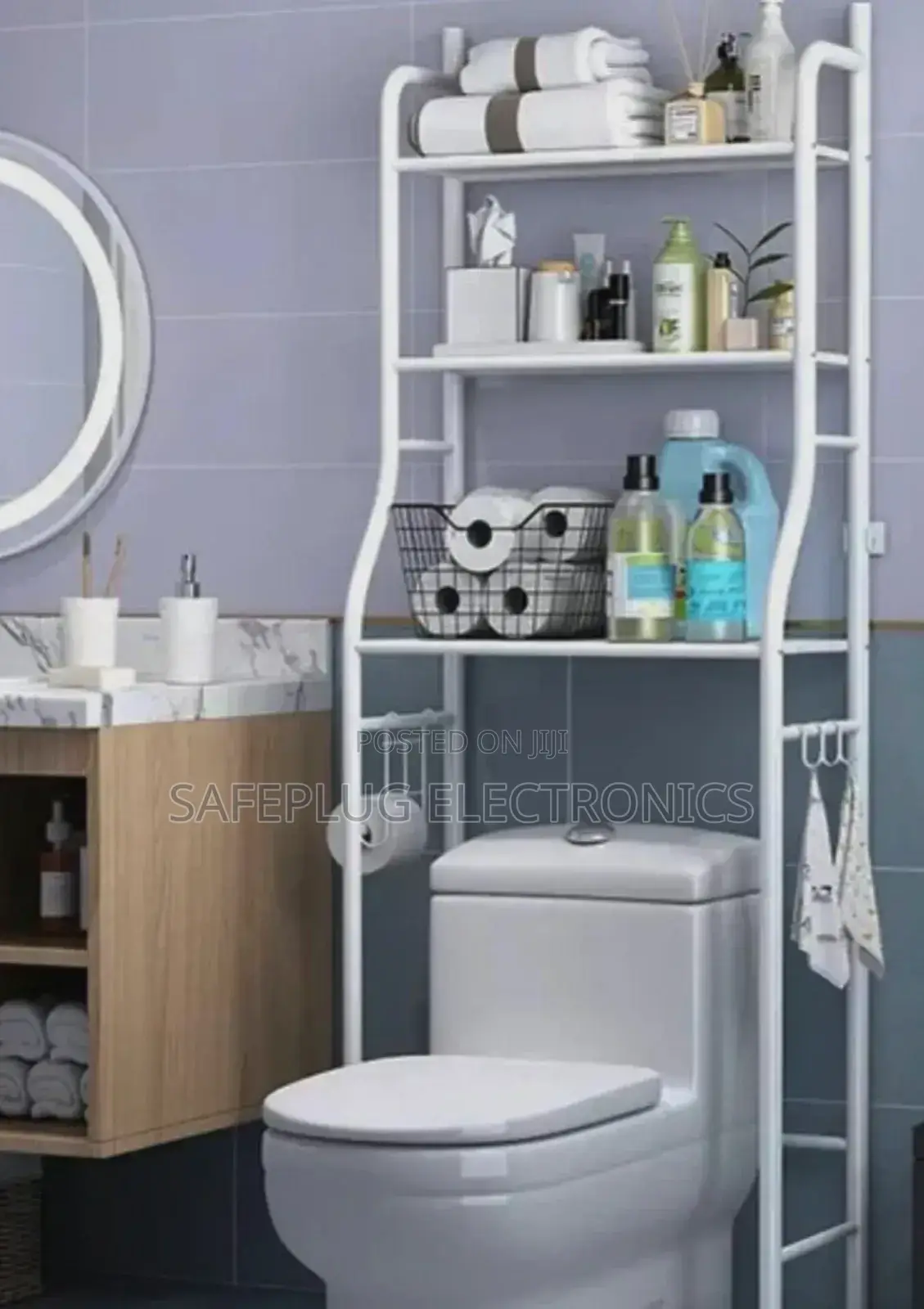 Over the Toilet Rack Organizer Toilet Stand Tidy Organizer